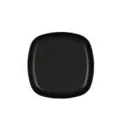 Cal-Mil 24007-8-13 Oslo Square Plate, 8" x 8" x 1" Melamine Black Dishwasher-Safe Dinnerware 2 image