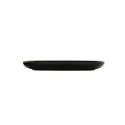 Cal-Mil 24007-8-13 Oslo Square Plate, 8" x 8" x 1" Melamine Black Dishwasher-Safe Dinnerware 1 image