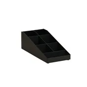 Cal-Mil 24067-13 Lid/Straw And Condiment Holder, 7.25"W X 15.75"D X 5.5"H, Abs Plastic 2 image