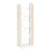 Cal-Mil 3411-113 Vertical 3 Cylinder Display, 7.25"W X 7.75"D X 20.5"H, White-Washed Pine Wood, Newport 1 image