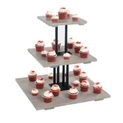 Cal-Mil 3428-110 Aspen 3 Tier Display, 20.75" W X 20.75" D X 20" H 1 image