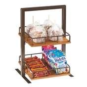 Cal-Mil 3494-2-84 Sierra Merchandiser, 2-Tier (2) Adjustable Shelves To Sit Straight Or Slanted 1 image