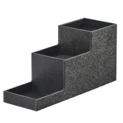 Cal-Mil 3665-13 Bottle Riser, 4.5"W X 14.25"D X 6"H, Rectangular, 3-Tier 1 image