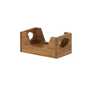 Cal-Mil 3810-78 Sydney Napkin Holder, 9\"W x 5\"D x 4.5\"H, Walnut Wood Construction 2 image