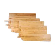 American Metalcraft 1842 Pizza Peel - Rectangular 18" x 36" Wood Blade, 42" Length, Wooden Handle 1 image