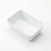 American Metalcraft B112W 38-oz White Plastic Bowl, 7.6" L x 5.25" W x 2.6" H, 1-Quart 1 image