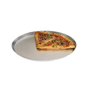 American Metalcraft CAR10 Pizza Pan - 10" OD x 9" ID, 14-Gauge 11/16" Deep Aluminum, Nesting 1 image