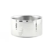 American Metalcraft DWBH6 Double-Wall Bowl, 6" Dia x 3" H, 34 oz (1 qt), Hammered Stainless Steel 1 image
