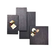 American Metalcraft FSLT21 Platter, 21.5" L x 13" W x 0.25" H Rectangular Melamine in Gray 1 image