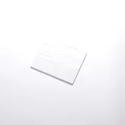 American Metalcraft FSLW10 Plastic Serving Platter, Rectangular 10" L x 8.25" W x 1/4" H Melamine Slate in White 1 image