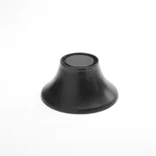 American Metalcraft LFTB63 Pedestal Stand, Black Round Mel. Lift,6-1/2" Dia x 3-1/4" H, Height 1"-4" 1 image