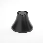 American Metalcraft LFTB65 Pedestal Stand - 6-1/2" Dia x 4-7⁄8" H, Black Melamine, 1-4" Lift 1 image