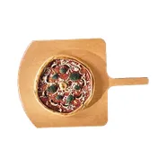 American Metalcraft MP1826 Pizza Peel 18" x 18" Wood Blade, 8" Wood Handle, 26" Length 1 image