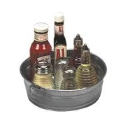American Metalcraft MTUB10 Tub, 88 oz (2.75 qt) 9-3/4" Dia x 3-1/4" H Tin with Side Handles Hand-Wash 1 image