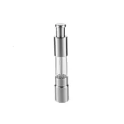 American Metalcraft PMG6 Presto Push Pepper Mill, 6" Height, Stainless Steel & Acrylic 1 image