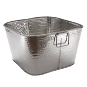 American Metalcraft STH16 Tub, 32-1/2 Qt 16.5"L x 16.5"W x 9.5"H, Stainless Steel, Dishwasher Safe 1 image