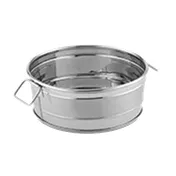 American Metalcraft STUB93 Tub, 72 oz, 8-7/8" Dia x 3-1/8" H, Steel Satin-Mirror Finish, Dish-Safe 1 image