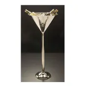American Metalcraft WBSM42 Wine Bucket Stand, 9-Quart, 14-3/4x31-1/2x8-1/2 in Stainless Steel Silver 1 image