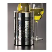 American Metalcraft HMWC75 Wine Cooler 4-3/4" Dia x 7-1/4" H 1-Bottle Non-Insulated Steel Hammered 1 image