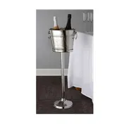 American Metalcraft O2BWB Wine Bucket, 7 Qt, 2-Bottle, 8-3/8"L x10-5/8"W x9"H Steel Hammered 1 image