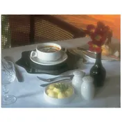 Steelite 1101B828 - 15 oz Round Soup Bowl, 6" Diameter Ceramic Vitrified, Oven Safe to 530°F, 6/Case 2 image