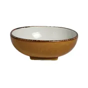Steelite 11210576 Taster Bowl - 5" Round Mustard China, 10.25 oz, Oven Safe to 530°F - 1 Dozen 1 image