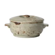 Steelite 1155B828 - 15 oz White Soup Bowl, 6.5" x 4.875" x 2.25" Ceramic Oven Safe to 530°F - 6/Case 1 image