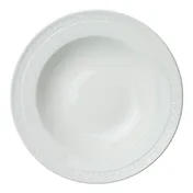 Steelite 1403X0121 - Rimmed 24 oz Bowl (11.25" x 2.25"), Ceramic, Bead, Oven Safe 530°F, 6/Case 1 image