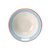 Steelite 15310126 Oatmeal Bowl, 6.5" x 2" (16 oz), Blue Ceramic, Vitrified, Oven Safe 530°F - 36/Case 1 image