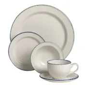 Steelite 17100314 - 14.5 oz Dapple Blue Pasta Bowl, 10.625" x 1.875" China, Oven Safe 530°F, 1 Dozen 2 image