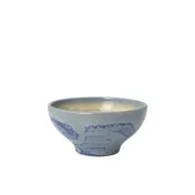 Steelite 17800539 - 4" Tulip Round Bowl, 6.75 Oz Bluestone Aurora Rev Ceramic, General Use, 1 Dozen 2 image