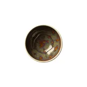 Steelite 17840480 - 12 Oz Round Ceramic Bowl, 4.5" x 2" Amber Vesuvius Finish, General Use - 1 Dozen 1 image