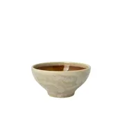 Steelite 17840539 Amber Ceramic Round Tulip Bowl 4" 6.75 oz Tone-on-Tone Glaze - 1 Dozen 2 image