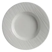 Steelite 4412RF017 - Round Pasta Bowl, 11" x 1.875", 16 oz, Ruche Bone China, Dishwasher - 1 Dozen 1 image