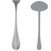Steelite 5300S064 11.5" Two-Piece Soup Ladle, 18/10 Stainless Steel, WNK Finish, Baguette - 1 Dozen 1 image