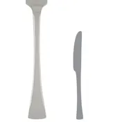 Steelite 5304S045 Butter Knife, 7-1/4" Solid Handle, 13/0 Stainless Steel, Eclipse Finish - 1 Dozen 1 image