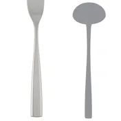 Steelite 5315S063 Soup Ladle, 11-3/4" Long One-Piece 18/10 Stainless Steel WNK Zen Finish - 1 Dozen 1 image