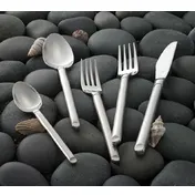 Steelite 5341Z045 Butter Knife, 7-3/8" Graphite 13/0 Stainless Steel, Folio Flatware - 1 Dozen 2 image