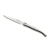 Steelite 5390S057 Steak Knife - 9" 1.2 mm Serrated, Handle, 13/0, Dubost Laguiole, Stamped - 6/Pack 1 image