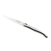 Steelite 5390S077 - Forged 9" Steak Knife, 13/0 Stainless Blade, Steel Handle, 8-9" Length - 6/Pack 1 image
