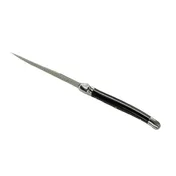 Steelite 5392S077 - 9" Steak Knife, 1.5 mm, Black Curved Handle, 13/0 Steel, 8-9", - 6/Pack 2 image