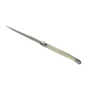 Steelite 5393S077 - Forged 9" Steak Knife, 1.5 mm 13/0 Stainless Steel, Ivory Handle, 8-9" - 6/Pack 2 image