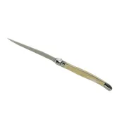 Steelite 5394S057 Steak Knife - 9" Serrated Blade, 13/0 Steel, Horn Handle, 8-9" Overall - 6/Pack 2 image