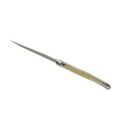 Steelite 5394S077 - 9" Steak Knife, 1.5 mm 13/0 Stainless Steel Horn Handle, 8-9" Overall - 6/Pack 2 image