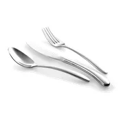 Steelite 5709SX023 - Salad Fork, 7" Length, 18/0 Stainless Steel, Moon Finish, 1 Dozen 2 image