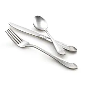 Steelite 5715SX023 Salad Fork - 7" Length, 18/0 Stainless Steel Varick Helena, 1 Dozen 2 image