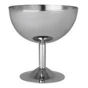 Steelite 5850JX131 Supreme Bowl - 18.43 oz Cup, 4.75" x 2.5" x 5.0" Stainless Steel, 18/10 Finish 1 image