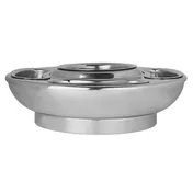 Steelite 5850JX136 Caviar Server, 12.75" x 3.25" 18/10 Stainless Steel, Williamsburg Metal 1 image