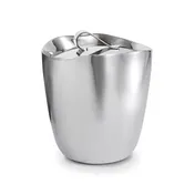 Steelite 5977RW182 Ice Bucket, 26 oz / 5.25" x 6.0" Silver Stainless Steel Drift Finish - 1 Dozen 1 image