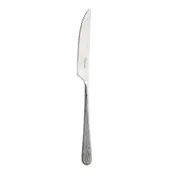 Steelite 6029SX056 - Stamped 9-1/8" Steak Knife, 8"-9" Stainless Steel Handle, 18/10 Blade - 1 Dozen 1 image